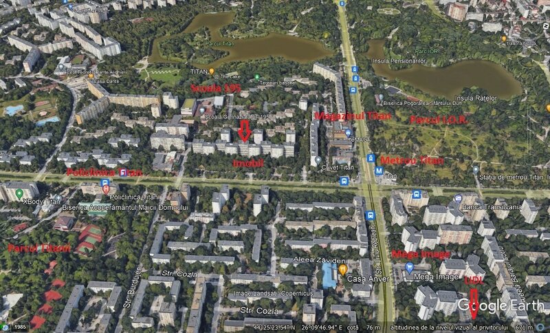 Titan metrou, Parc IOR 3min. parcare, bucatarie 14mp, proprietar