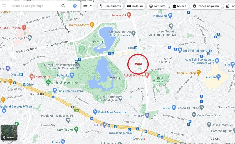 Titan metrou, Parc IOR 3min. parcare, bucatarie 14mp, proprietar