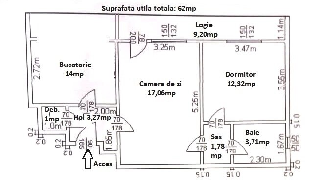 Titan metrou, Parc IOR 3min. parcare, bucatarie 14mp, proprietar